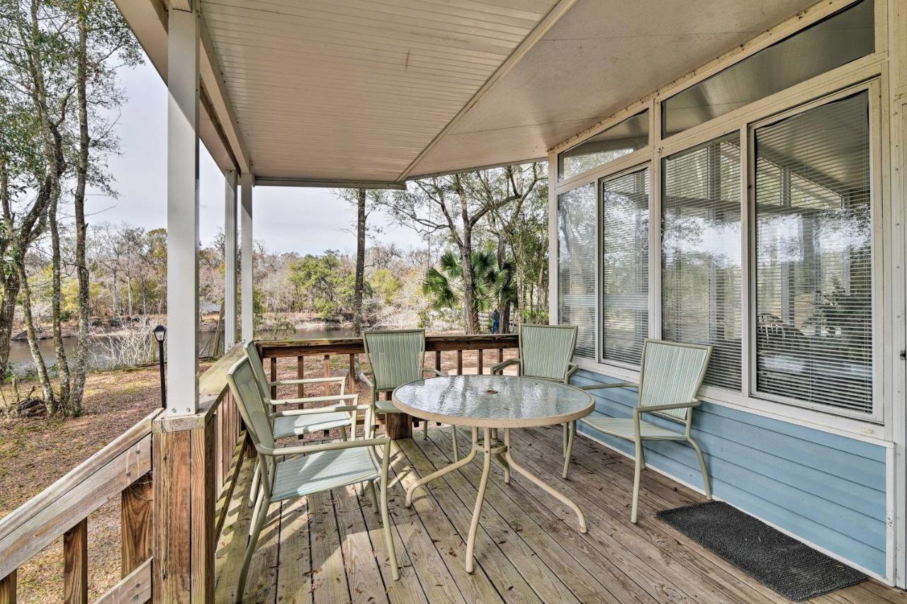 Fishing Paradise With Deck On Suwannee River Branford Ngoại thất bức ảnh